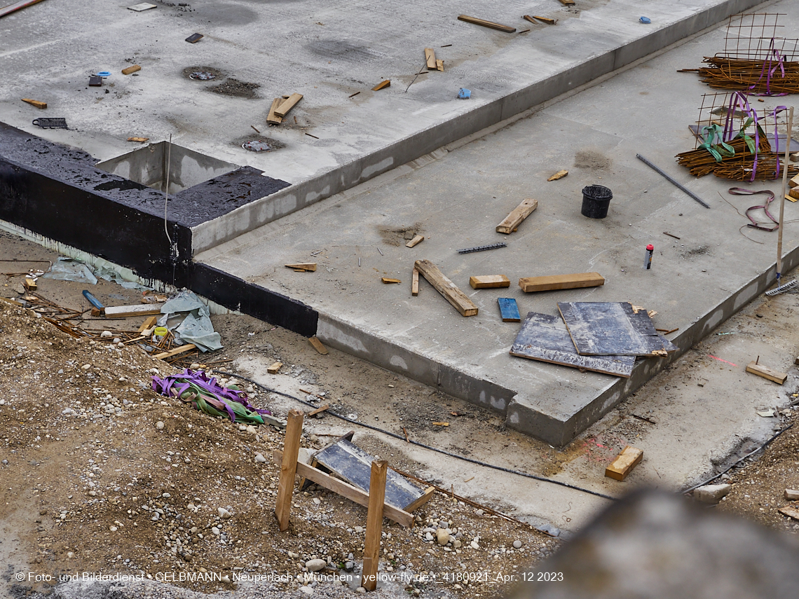 12.04.2023 - Baustelle Haus für Kinder in Neuperlach
